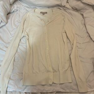 Banana Republic Women's Light Cream Cardigan